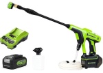 24V myjka ciśnieniowa Greenworks G24PWK4 zestaw ładowarka + aku 4Ah