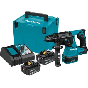 AKUM. MŁOTOWIERTARKA Z OPCJĄ KUCIA 18 V MAKITA DHR242RTJ