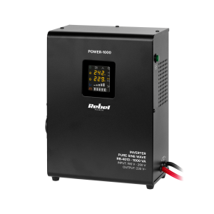 ZASILACZ AWARYJNY NAŚCIENNY REBEL POWER-1000 PRZETWORNICA 12V 230V 1000VA/700W