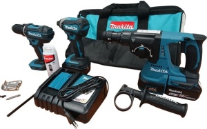 MAKITA DLX3089T ZESTAW 18V DDF482 DHR243 DTD153