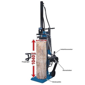 ŁUPARKA DREWNA PIONOWA RĘBAK HYDRAULICZNA 10T 230V