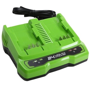 24V Ładowarka 2A dual slot Greenworks G24X2UC2
