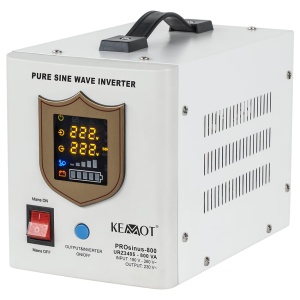 ZASILACZ AWARYJNY KEMOT PROSINUS-800 PRZETWORNICA 12V 230V 800VA/500W