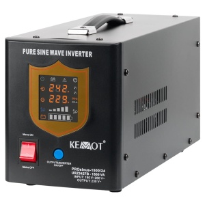 ZASILACZ AWARYJNY KEMOT PROSINUS-1500/24 PRZETWORNICA 24V 230V 1500VA/1050W - CZARNY