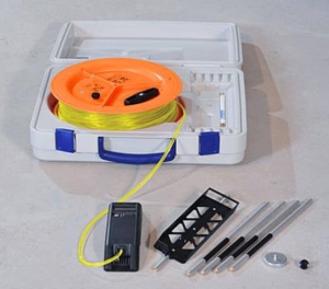 Niwelator elektroniczna poziomica wężowa NIVCOMP H 25 pełny zestaw